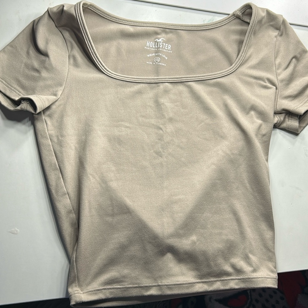 A crop square neck crop top size xxs